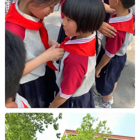 六一，我们入队啦！——姚集镇张圩小学新生入队仪式