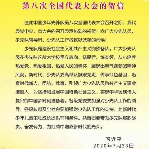 你好，少代会――秦皇岛市抚宁区骊城学区王家湾小学少队活动