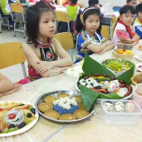 壮美三月三，舌尖上的校园——金港小学一(1)班美食分享会