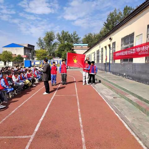 蒙城县马集镇驼涧小学开展纪念“中国少年先锋队建队73周年”主题活动—— 一年级新队员入队仪式