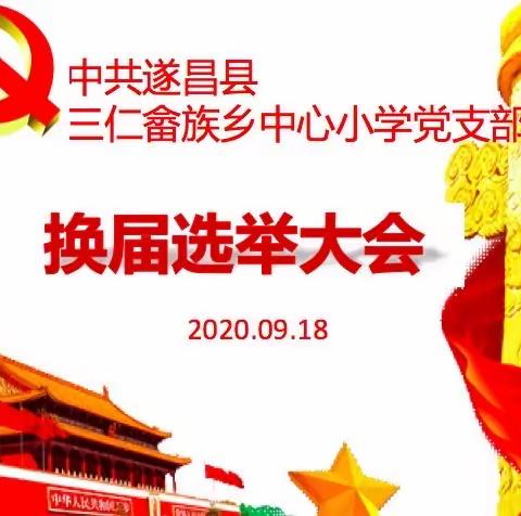 回首往昔思进取 展望未来谋新篇   ——记遂昌县三仁畲族乡中心小学党支部换届选举大会