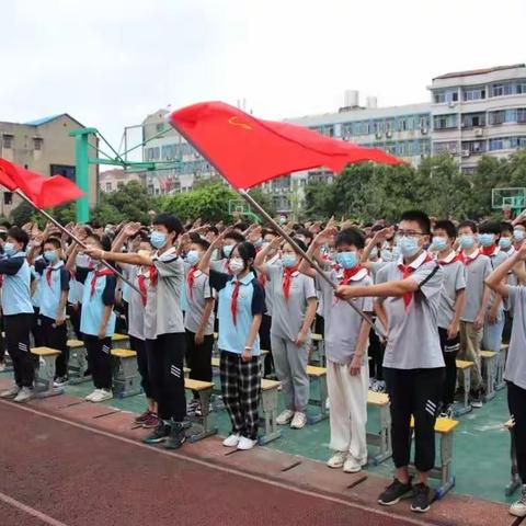 京山市绀弩中学开展“学党史 颂党恩 跟党走”主题教育系列活动