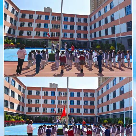 红色五月—平城区十四校上河校区红色教育主题活动