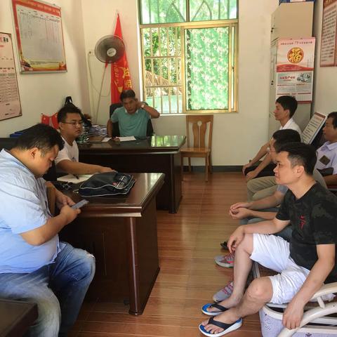 2020年8月8日，山海中队开展帮扶工作