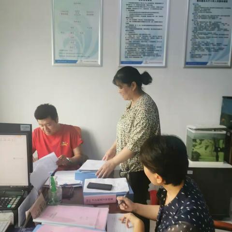 《筑基赋能 活力北辛》药山街道社会事务科到北辛社区督导民政计生事务工作