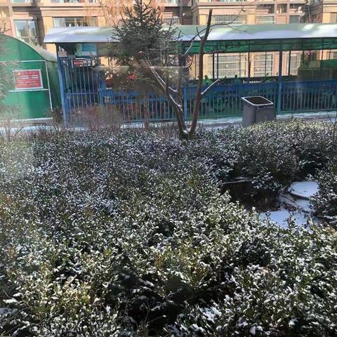 冬天的雪景。