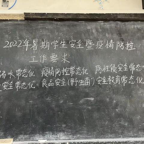 马关县夹寒箐镇水碓房小学放假前安全工作