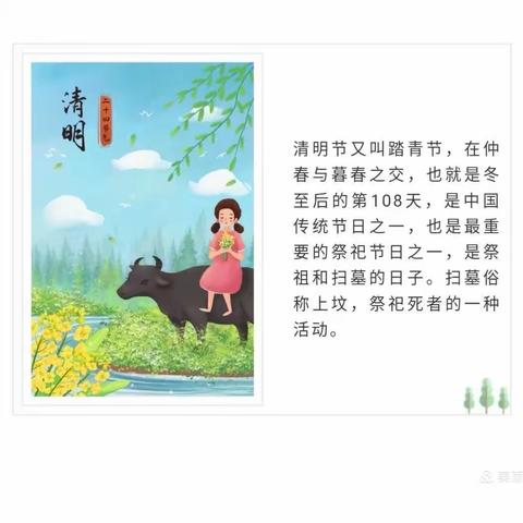 “细雨踏春日，思怀故人时”第六幼儿园大二班清明节活动