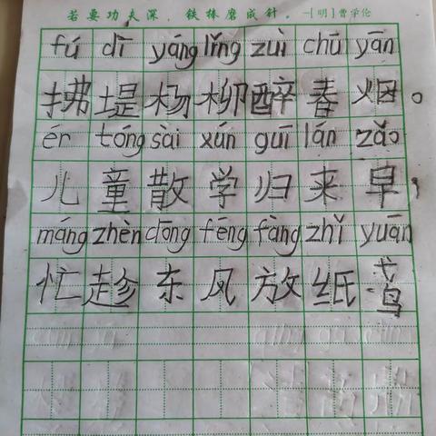 王圣阳开学第一天作业任务打卡