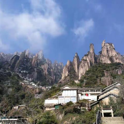 冬天游三清山