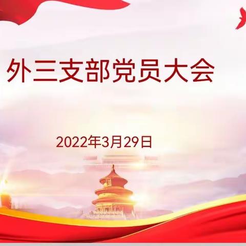 中共丽水市中心医院外科第三党支部召开党员大会