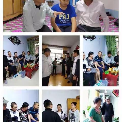 抚松县第八中学“关工委”将关爱行动活动送到家！