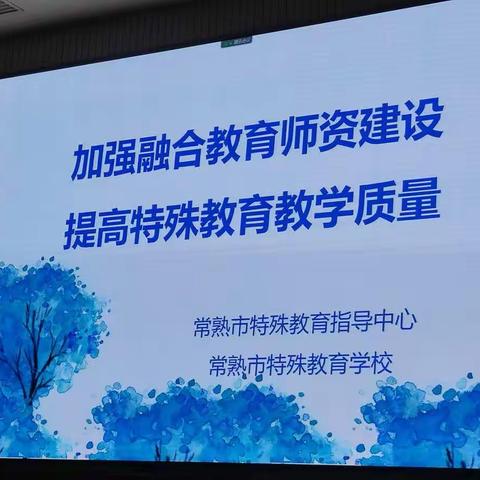 加强融合教育师资建设，提高特殊教育教学质量