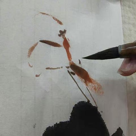 王群英老师画葡萄2