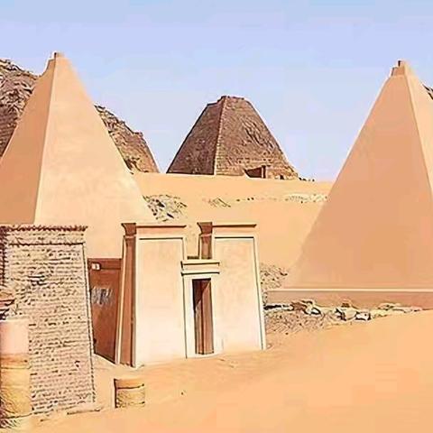 非洲行: 走进苏丹[二]，麦罗埃金字塔群