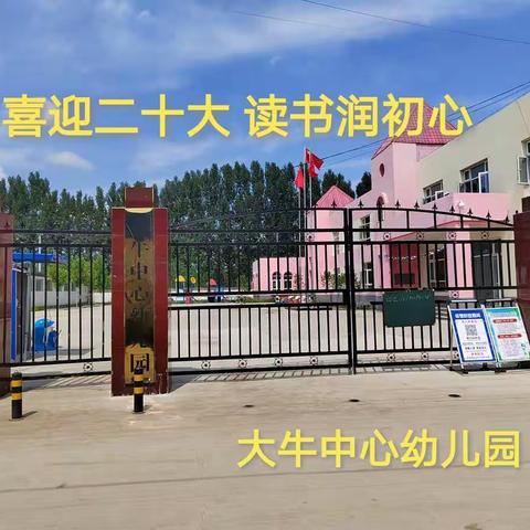 大牛幼儿园开展“喜迎二十大 书香润初心”读书分享会活动