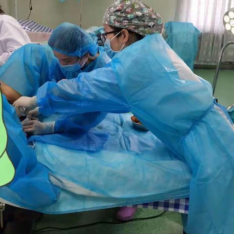 庆阳市第二人民医院妇产科处理急性胎儿窘迫 —胎吸助产成功