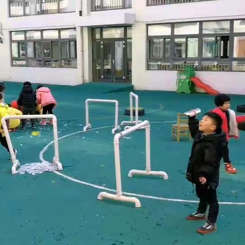 拥抱冬天，花样玩冰——郭小附幼国泰中（4）班