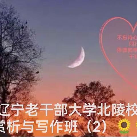 “疫路同行 凝聚温情” 北陵校区综合系文学作品展示——诗词班