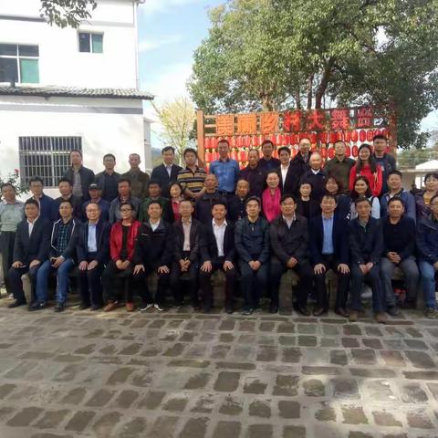 省委政研室（省改革办)一行来刘河镇胡志高村调研美丽乡村建设，副县长李勇军、宣传部长杨志文陪同