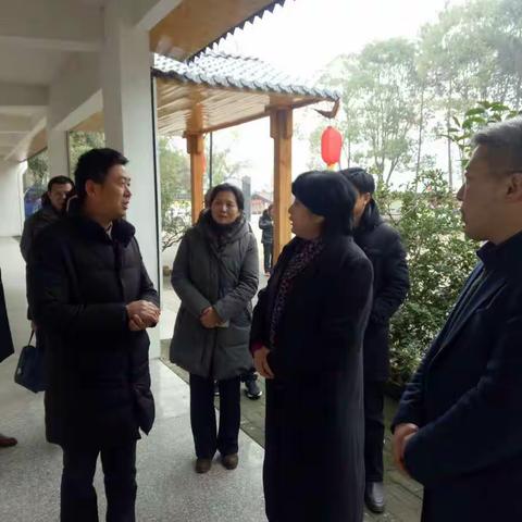 湖北省残联领导莅临刘河镇胡志高村        检查指导残疾人康复站工作