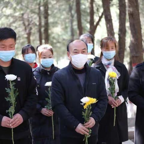 清明时节怀先烈，通天河畔寄哀思—唐县军城镇中小学清明祭扫先烈