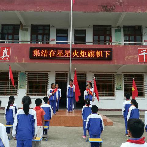 “今天我入队啦！”——茶洋小学举行一年级新生入队仪式