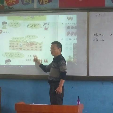 “聚焦课堂  优化教学”——记三里镇大周小学数学组第十五周教研活动