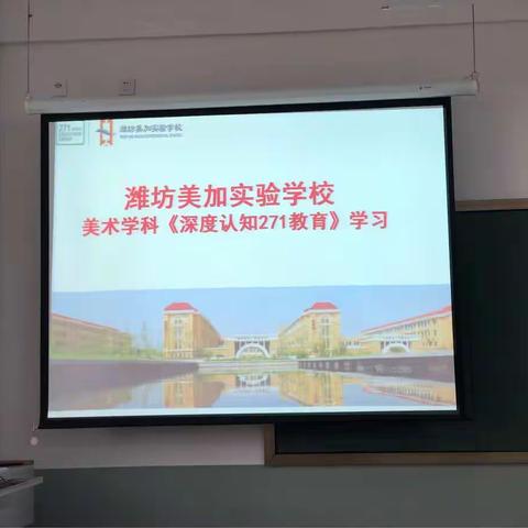 美术学科《深度认知271教育》学习