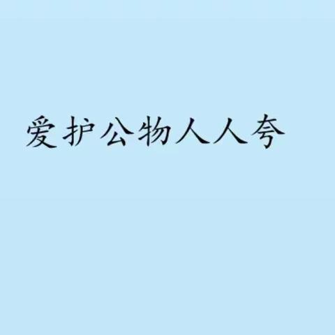 新兴小学第九周升旗仪式——爱护公物