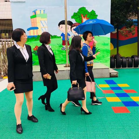 石城县幼儿园喜迎“市级示范幼儿园复评回头看”评估