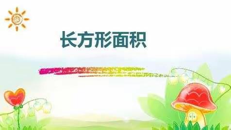 数学——长方形面积练习课