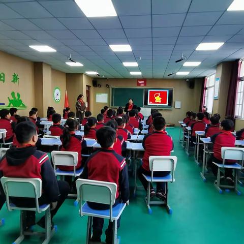 迁西县第六小学少先队开展学习党的十九届五中全会精神主题队会活动