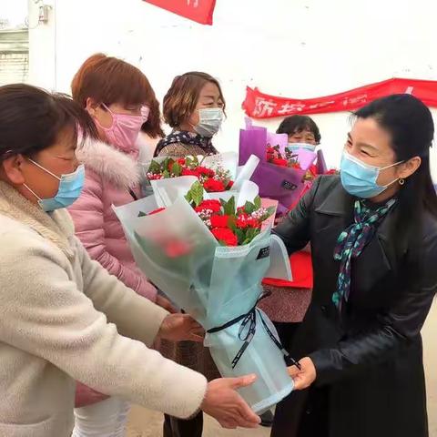 齐心抗疫情 巾帼展风采——西阎乡开展纪念“三八”国际妇女节系列活动