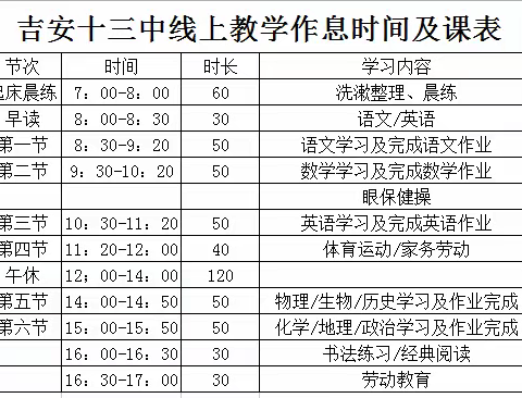 停课不停学，同心抗疫情——吉安十三中2022年秋暂缓开学线上教学致家长一封信