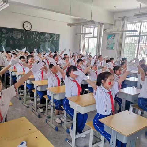 “阳光运动，快乐成长”——菏泽市开发区广州路小学首届室内操比赛