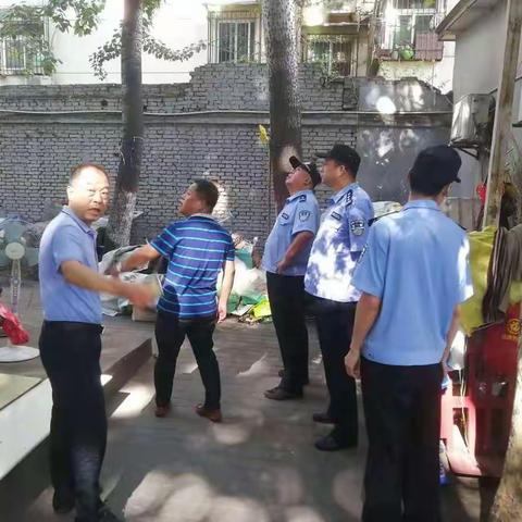 联合集中清查   助力社区平安