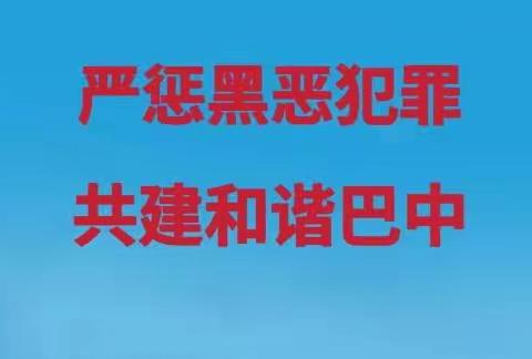 严惩黑恶犯罪 共建和谐巴中