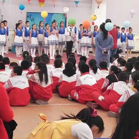 石嘴山市第十六小学读书会，弘扬传统文化