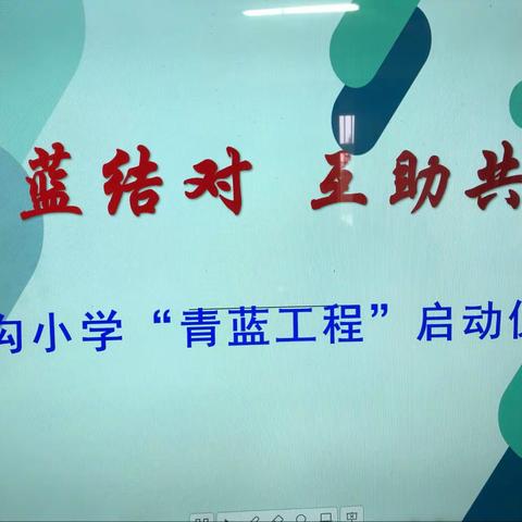 青蓝结对 互助共赢——记淮安市渔沟中心小学“青蓝工程”师徒结对仪式