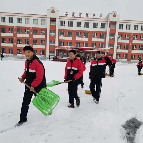 清雪除隐患    石中人在行动