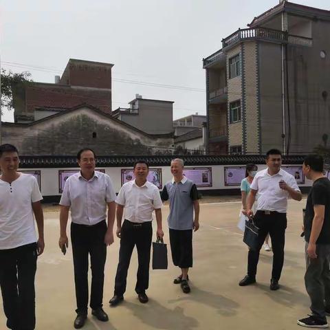 接渡镇咀上小学——迎接开学检查，助推学校发展