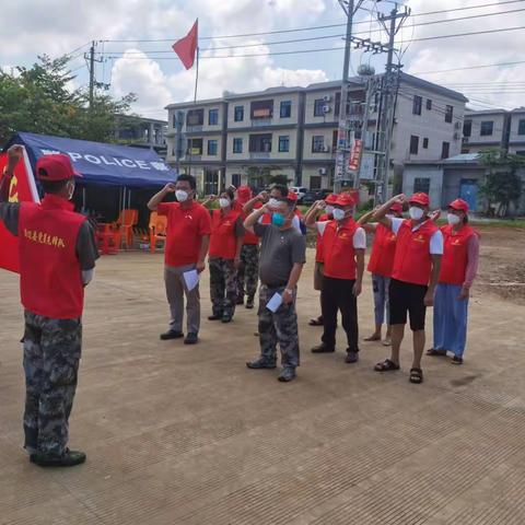 防疫一线党旗飘扬：大丰镇在疫情防控一线设立文音社区富官隔离点临时党支部