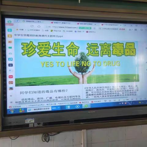 六(4)班禁毒主题班会