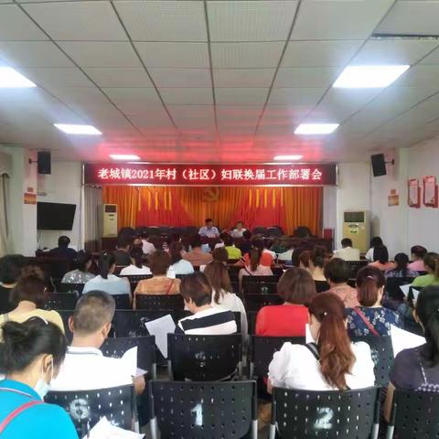 老城镇召开村（社区）妇联换届工作动员部署会议