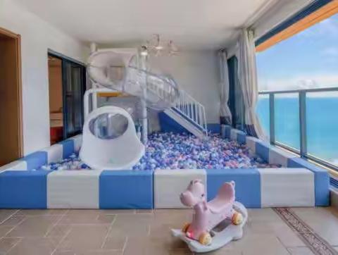 惠州万科双月湾·一线海景亲子滑梯两房一厅