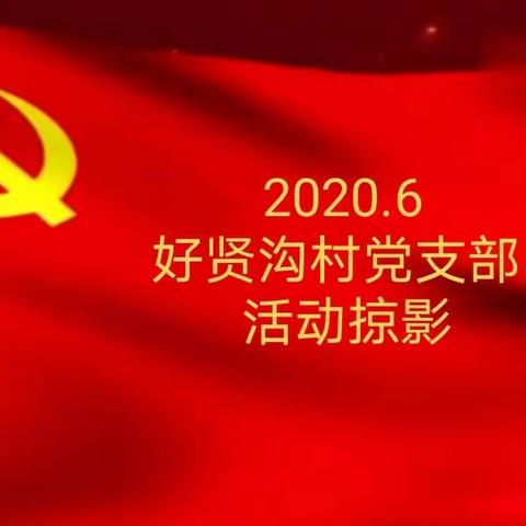 2020年6月份好贤沟村党支部活动掠影