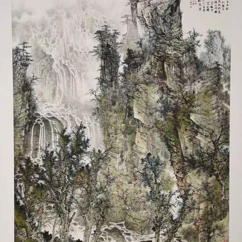 《三清山秋色图》～周逢俊诗文书画作品展示（八）