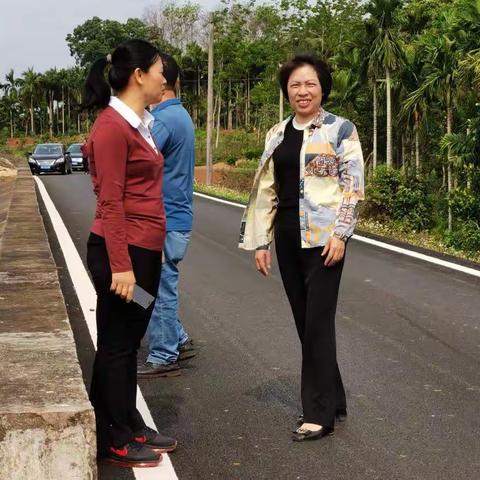 琼山区区委常委，统战部长杜梅英深入三门坡镇福湖水库开展调研巡查工作
