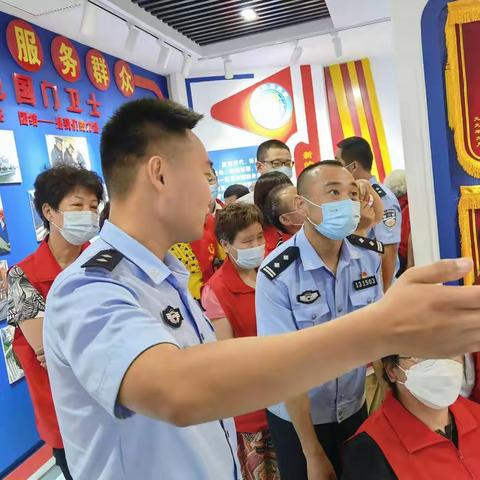 走进绿色警营   慰问边检民警